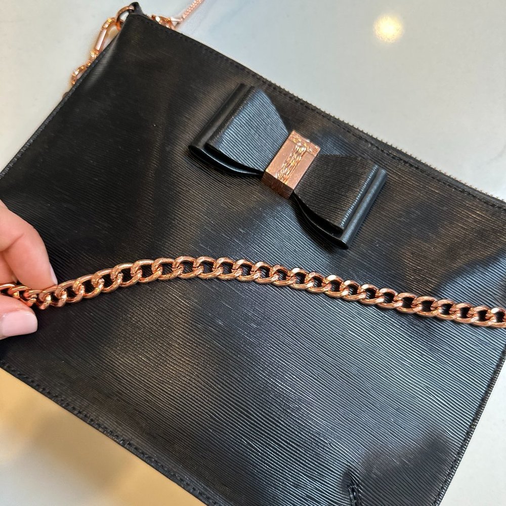 Ted Baker London Bow Leather Crossbody Bag